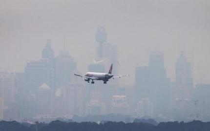 Pollution in Sydney, Australia.