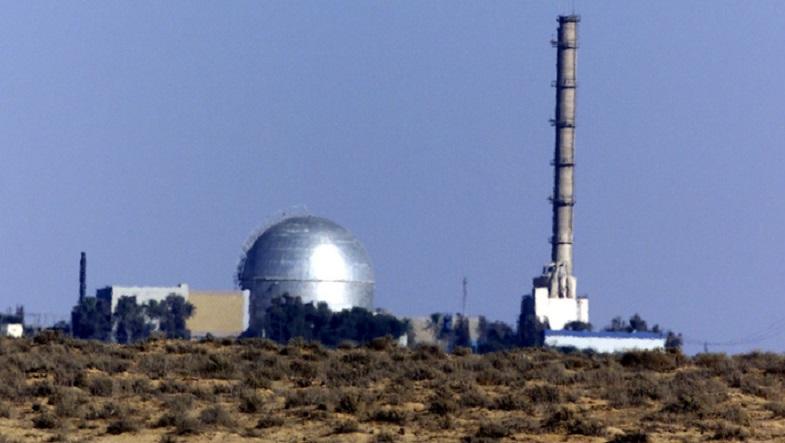 View of the Israeli nuclear facility in the Negev Dest outside Dimona.