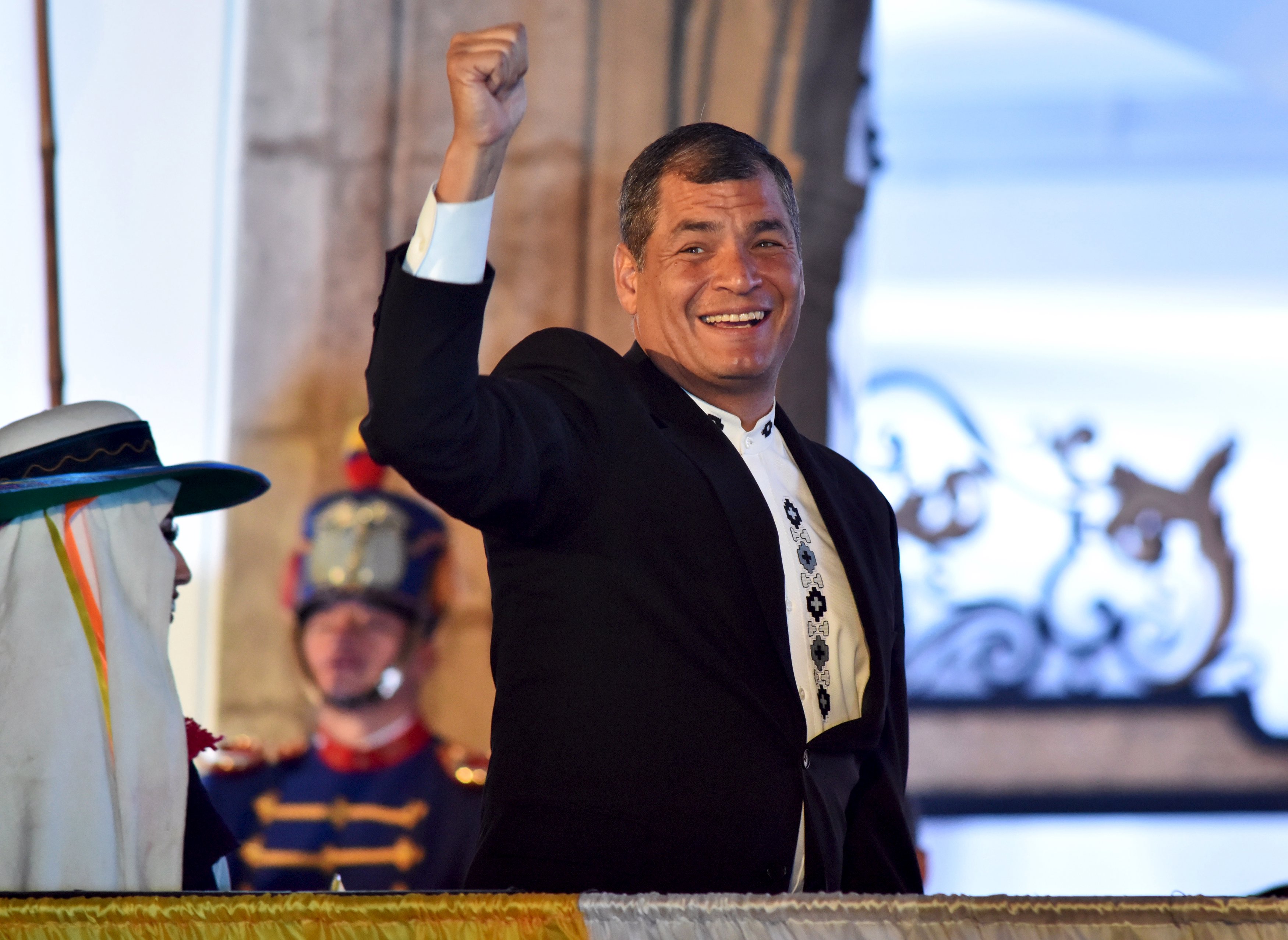 Ecuador's President Rafael Correa