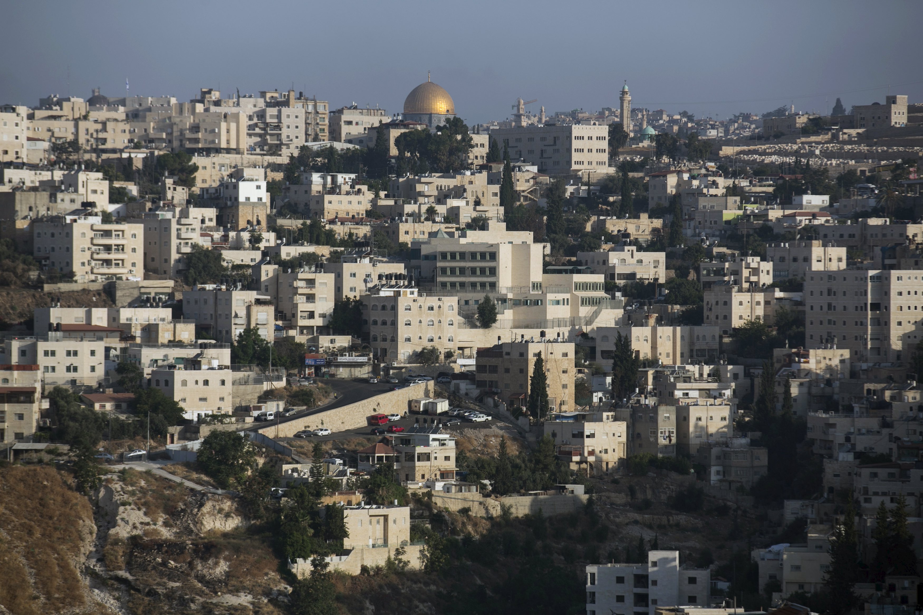 A view of Jerusalem from the Dolth'in neighborhood. Cultural groups have accused Israel of trying to scrub the city of its Islamic heritage.