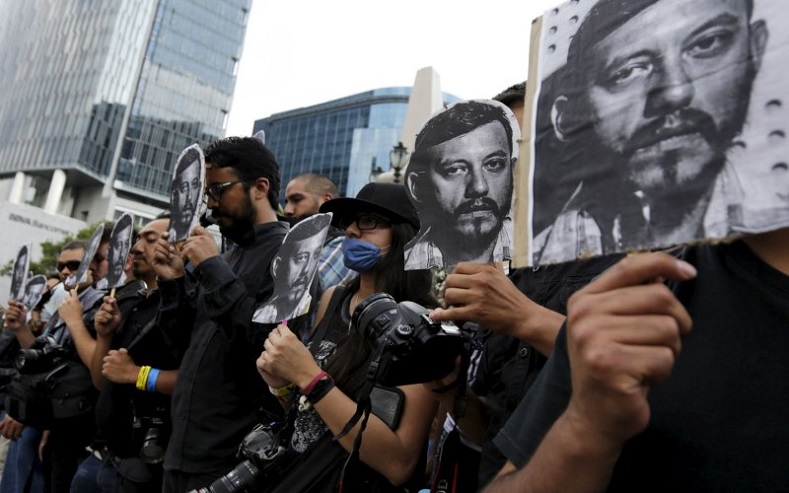 Protests continued in Mexico and elsewhere in solidarity with photojournalist Ruben Espinosa.