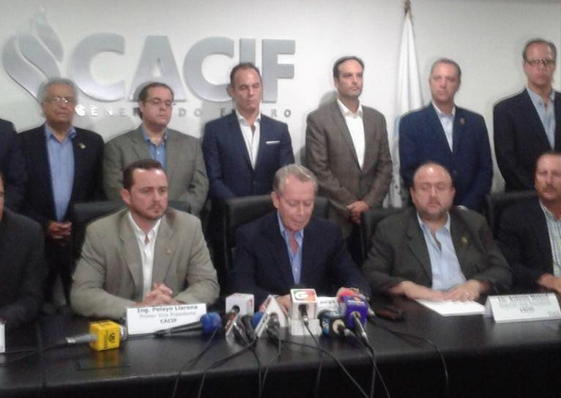 CACIF leaders in an exclusive press conference today