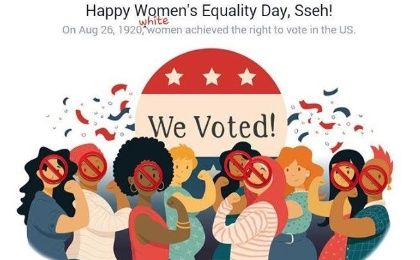 Hess Stinson, a mother and activist, quickly edited a Facebook image celebrating US Women’s Equality Day, located on the top of people’s news feed, to portray what she saw as historically accurate.