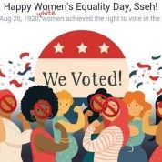 Hess Stinson, a mother and activist, quickly edited a Facebook image celebrating US Women’s Equality Day, located on the top of people’s news feed, to portray what she saw as historically accurate.