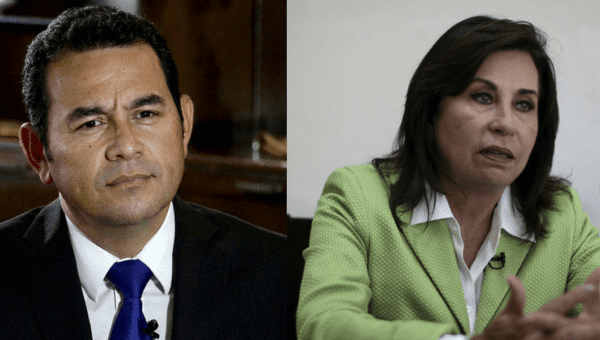 Jimmy Morales (L), of National Convergence Front (FCN) party, and Sandra Torres (R), of UNE party are the leading presidential candidates.