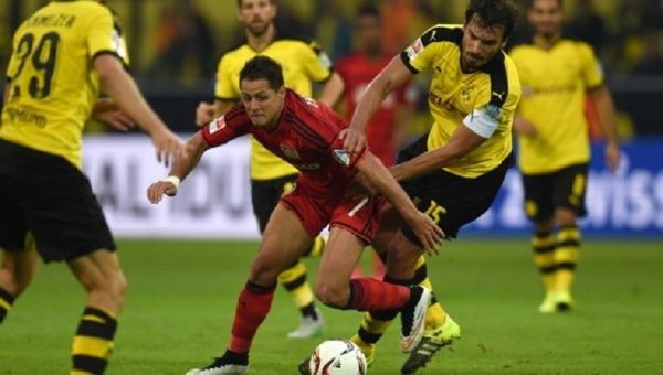 The Bayer Leverkusen place Mexican forward Javier 