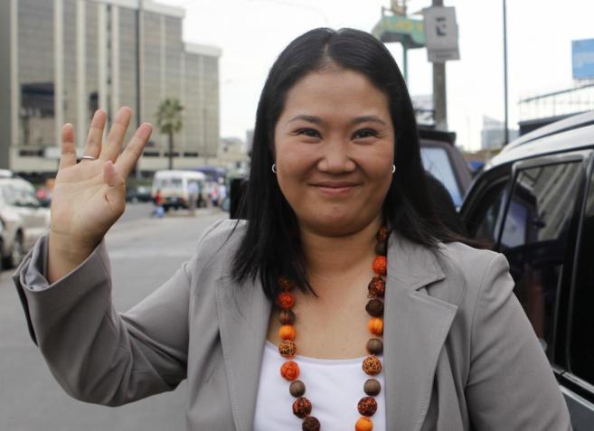 Supporters of political candidate Keiko Fujimori condemn the creation of registry for victims of forced sterilization, under her father's regime in the 1990s.