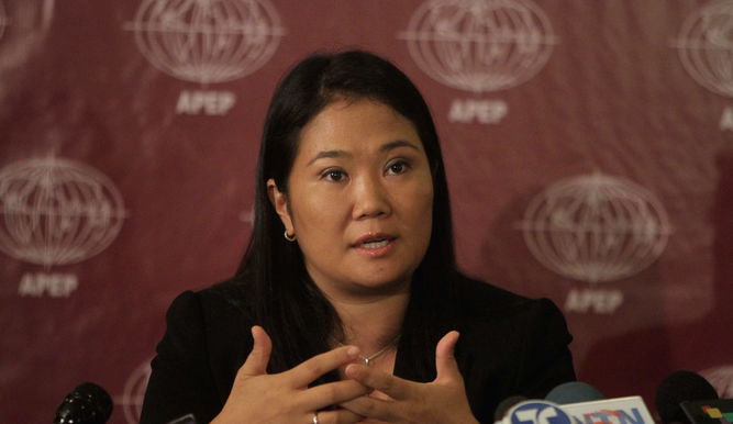 Presidential candidate Keiko Fujimori