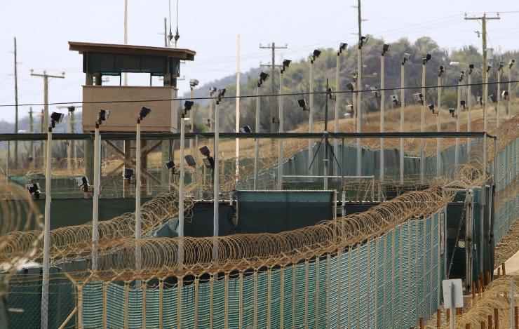 The exterior of Camp Delta is seen at the U.S. Naval Base at Guantanamo Bay, Mar. 6, 2013.