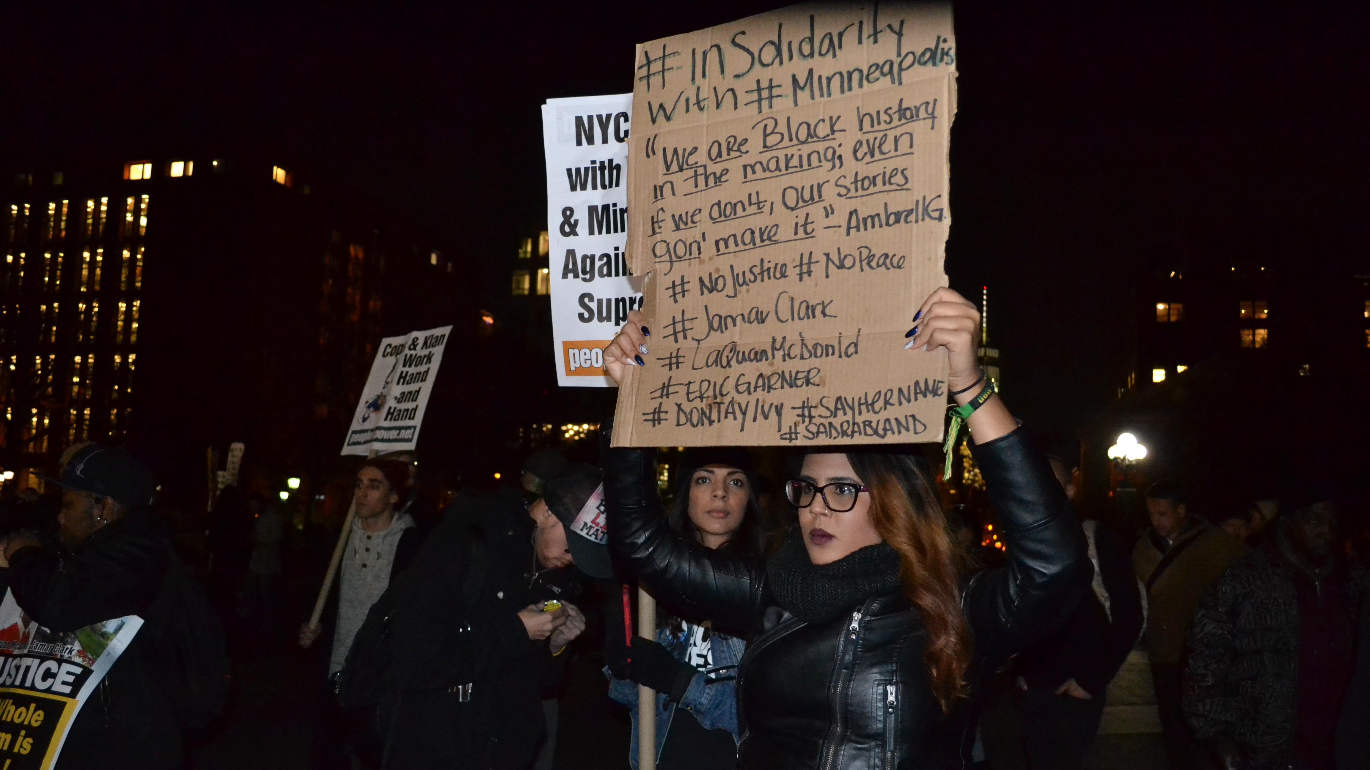 In NYC Afro-Latinos and Queer Youth Protest Minneapolis Terror