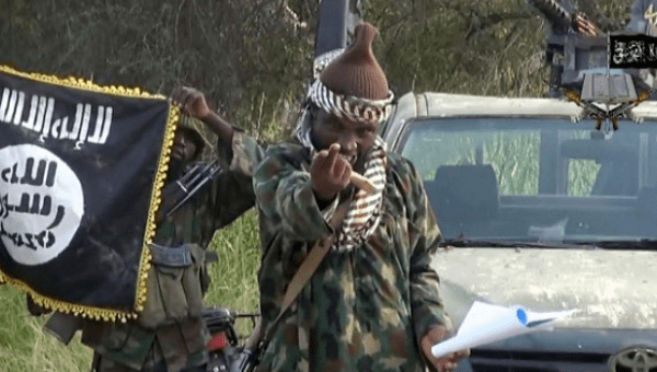 Screengrab from a video released by Boko Haram showing purported leader Abubakar Shekau