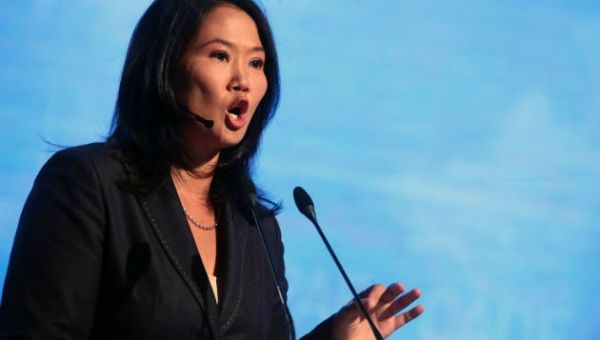 Presidential candidate Keiko Fujimori, daughter of the former dictator, is leading the polls.