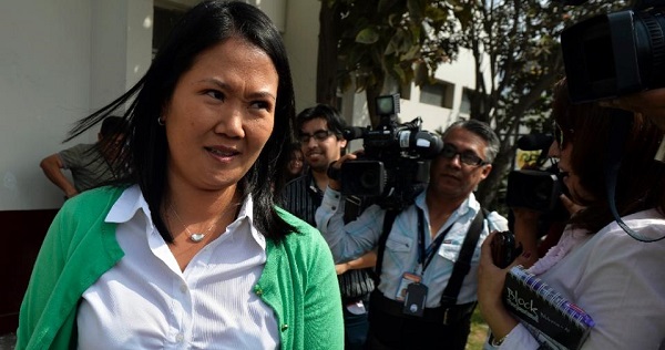 Keiko Fujimori, daughter of former Peruvian President Alberto Fujimori