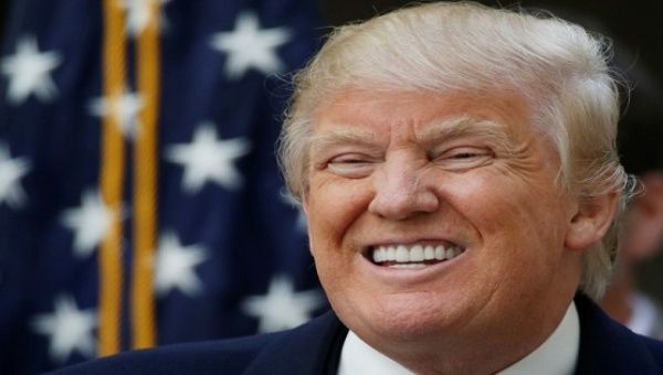 Republican U.S. presidential candidate Donald Trump at the Old Post Office Building in Washington, March 21, 2016.