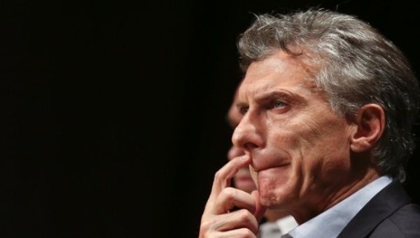 President Mauricio Macri.