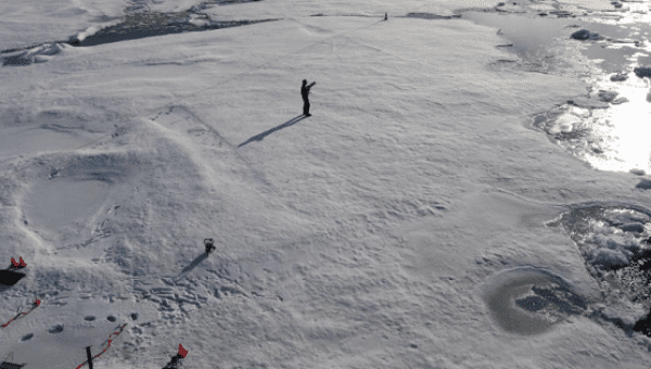 Greenland’s ice sheet covers about 80 percent of the island of Greenland and is the second largest ice sheet in the world after Antarctica.