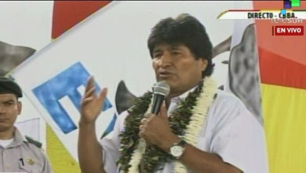 Bolivia’s President Evo Morales has accused the U.S. of meddling in domestic politics.