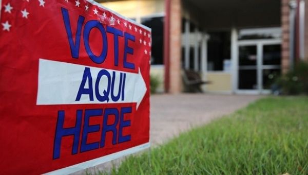 A voting site in the U.S.