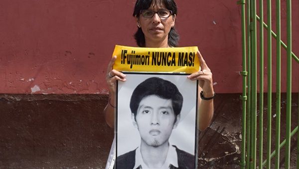 Sister of student murdered by the Fujimori's Government