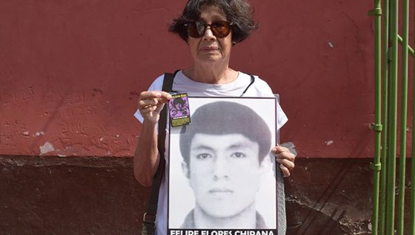 Relative of journalist murdered during Fujimori's Government. 
