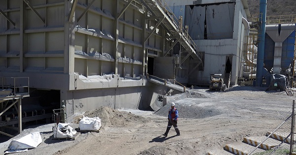 A miner walks in the Parrilla silver mine in Durango state, Mexico, February 24, 2016.