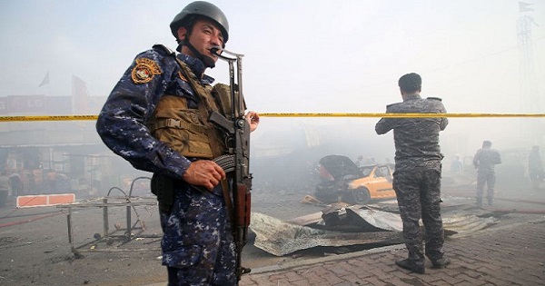 The bomb was left on a road in the Nahrawan area used by Shiite pilgrims who are walking to the shrine of Imam Musa Kadhim in northern Baghdad.