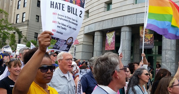 People in North Carolina are outraged by the government's discriminatory 