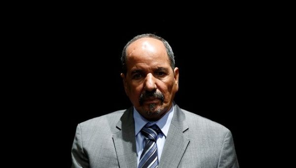 Western Sahara's Polisario Front President Mohamed Abdelaziz listens to a question during an interview in Madrid in November 2014.