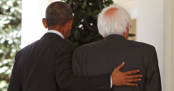 Obama met with Bernie Sanders, and later endorsed Hillary Clinton.