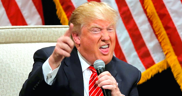 Republican U.S. presidential candidate Donald Trump speaks during a town hall campaign event in Hickory, North Carolina March 14, 2016.