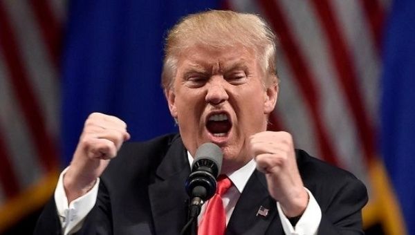 Republican U.S. presidential candidate Donald Trump speaks at a campaign rally in Las Vegas, June 18, 2016.