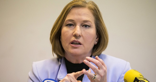 Tzipi Livni, pictured here, speaking at a conference.