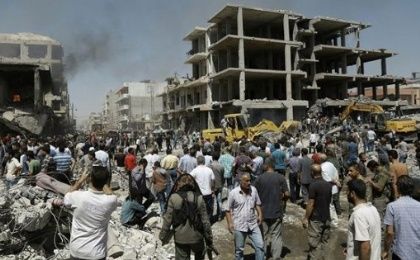 The death toll is expected to rise from the blasts in the majority Kurdish city of Qamishli.