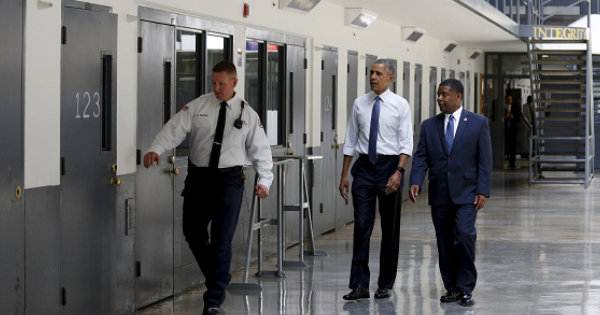 U.S. President Barack Obama visits the El Reno Federal Correctional Institution outside Oklahoma City July 16, 2015