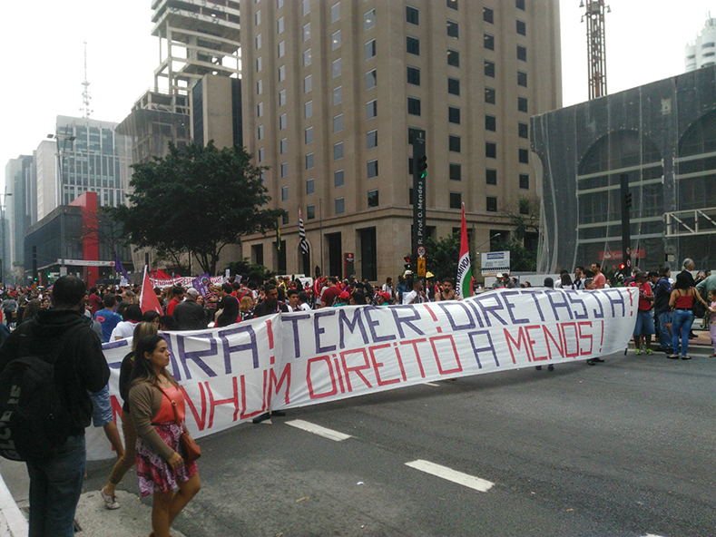 Social movements have been manifesting themselves in the streets of Sao Paulo 