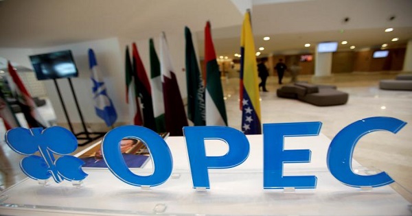 OPEC logo is pictured ahead of an informal meeting between members of the Organization of the Petroleum Exporting Countries (OPEC) in Algiers, Algeria September 28, 2016.
