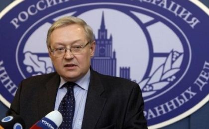 Russia's Deputy Foreign Minister Sergei Ryabkov speaks during a news briefing in the main building of Foreign Ministry in Moscow, December 15, 2008. 