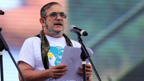 The FARC-EP leader Timoleon Jimenez.