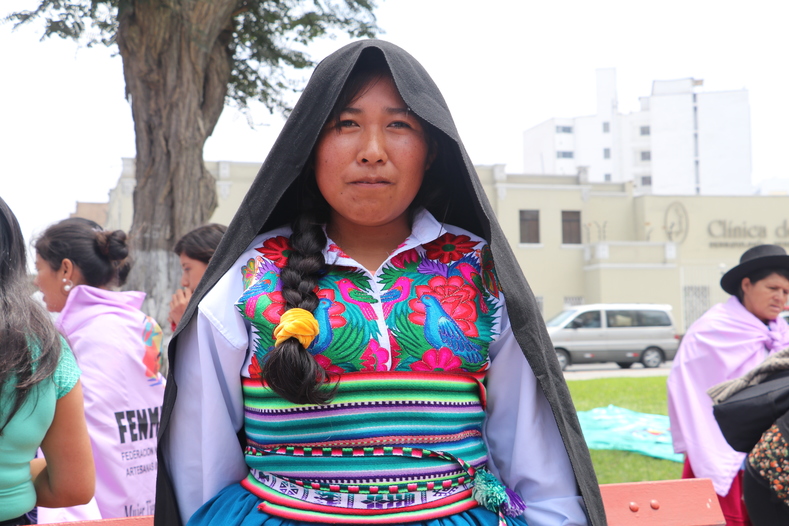 Margarita Ramos from the region of Puno in the south highland plateau of Peru