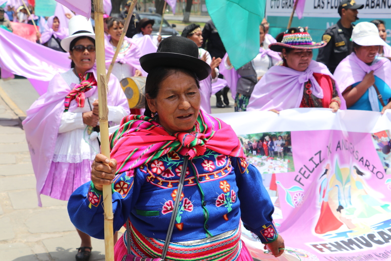 Women chanted, “we want water, we want transnational corn out of the country.” 