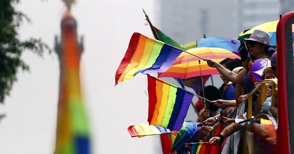 Participants attend a Gay Pride Parade in Mexico City, June 27, 2015.