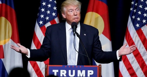 Republican presidential nominee Donald Trump speaks at a campaign rally in Colorado Springs, Colorado, U.S., July 29, 2016.