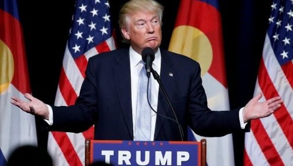  Republican presidential nominee Donald Trump speaks at a campaign rally in Colorado Springs, Colorado, U.S., July 29, 2016.