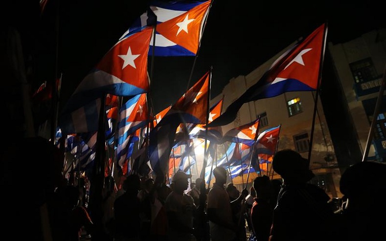 Jose Mujica Attends Huge Torchlit Rally for Jose Marti in Cuba