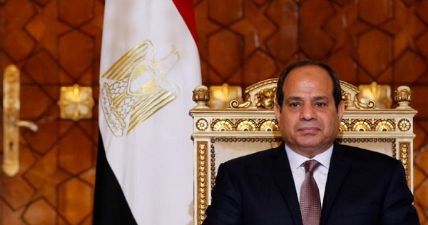 Egypt's President Abdel Fattah al-Sisi at the El-Thadiya presidential palace in Cairo, Egypt, Oct. 5, 2016.