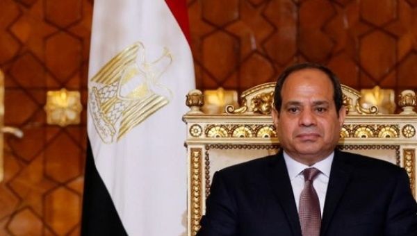 Egypt's President Abdel Fattah al-Sisi at the El-Thadiya presidential palace in Cairo, Egypt, Oct. 5, 2016.