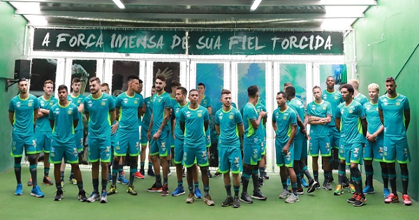 Players of Brazilian soccer team Chapecoense pose for a photograph, in Chapeco, Brazil Jan. 6, 2017.