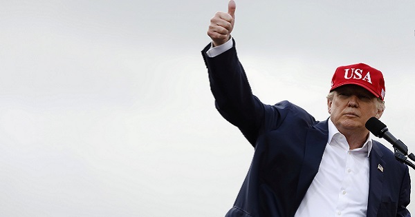 U.S. President-elect Donald Trump gestures during a USA Thank You Tour event in Mobile, Alabama, U.S., December 17, 2016