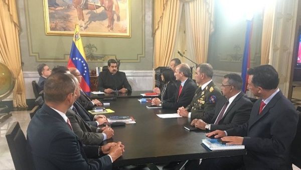 Venezuela's National Defense Council during a special meeting in Caracas. March 31, 2017