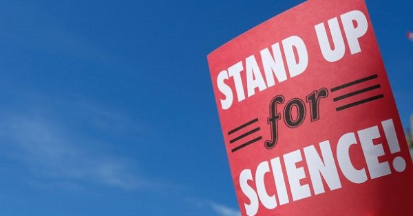 A picket sign spotted at an environmental rally in Washington, D.C.